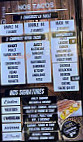 Sun Burger menu