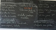 Café De La Gare menu