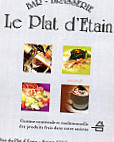 Le Plat D'etain menu