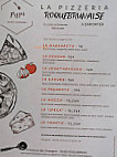 La Pizzeria Roquebrunaise menu