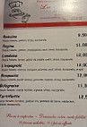 La Taverne menu