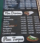 Le Serp' menu