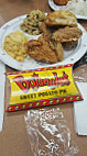 Bojangles' Famous Chicken N Biscuits inside