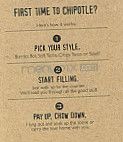 Chipotle Mexican Grill menu