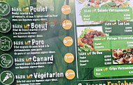 Banh Mi menu