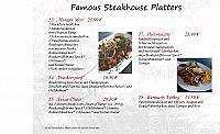 Fidos Steakhouse menu