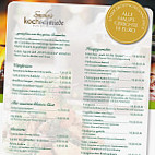 Saschas Kochschmiede menu