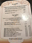 La Gazelle d'or menu