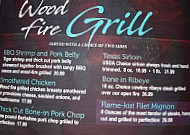 Crow's Nest menu