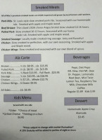 Brandy's Drive-in menu