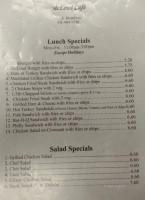 Mc Louds Country Cafe menu