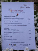 Gasthof Erber Gmbh Co. Kg menu