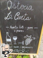 Osteria La Carta food