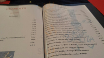 La Creperie du Roy menu