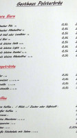 Polsterbräu menu