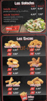 Pop Pizza menu