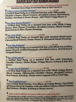 The Black Iron Grill menu