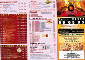 Pizzahaus menu