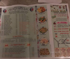 China Wok menu