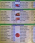 Annapurna Restaurant menu