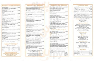 Bagelman menu