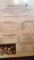 Bella’s menu