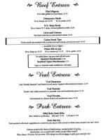 Belle-view East menu