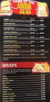 Central Pizza menu