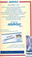 Akropolis menu