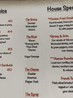 Baseline Biscuits menu