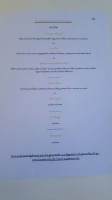 Auberge De Montessuy menu