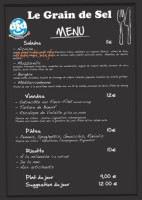 Le Grain de Sel menu