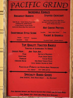 Pacific Grind menu