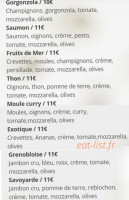 Pizzeria Jenini menu