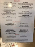 Grain Station menu