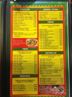 Tanias Mexican Store menu