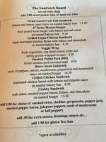 2nd Street Bistro menu