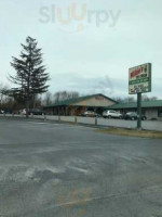 Mikie's Ice Cream Green Cow outside