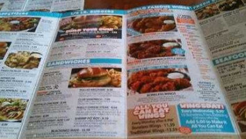 Hooters menu