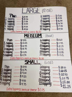 Marlene's Pizza menu