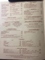 Valerio's Italian Pizzeria menu