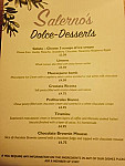 Salerno's menu