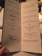 Vendôme menu