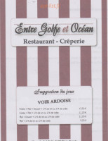 Entre Golfe Et Océan menu