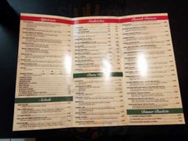 Alfano's Pizzeria menu