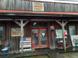 Marshville Rock Store -b-q outside