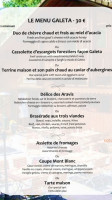 Le Galeta menu