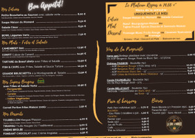 La Cave à Manger menu