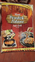 Zidane Resto menu