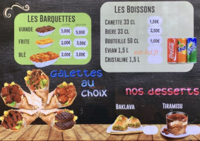 Maréva Spécialités Turques menu